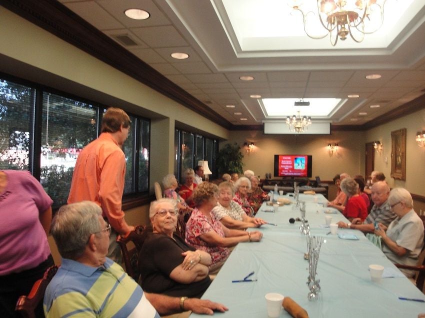 Elderly People Having A Meeting